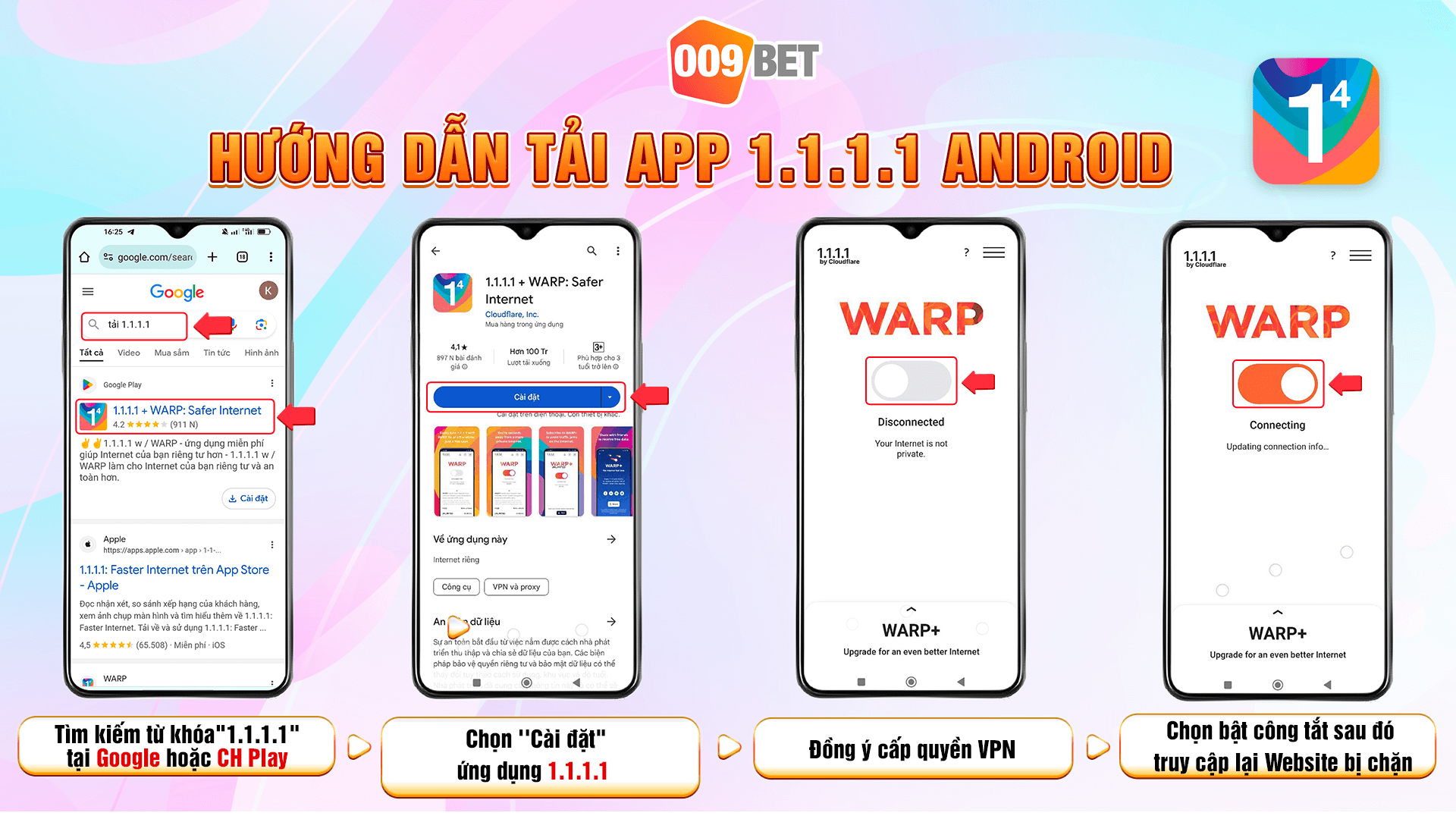 Hướng dẫn tải app PG88 về thiết bị Android